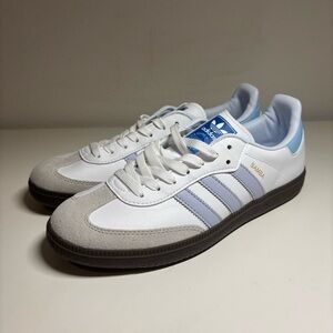 adidas gazelle silver green womens adidas W Samba OG 'White Halo Blue' 8
